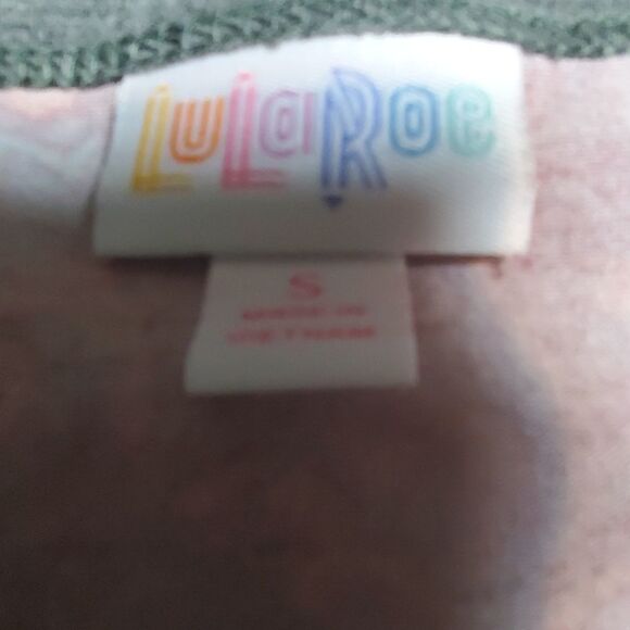 LuLaRoe Julia Red, Purple, & Gray Floral Dress (Small) - Picture 6 of 6